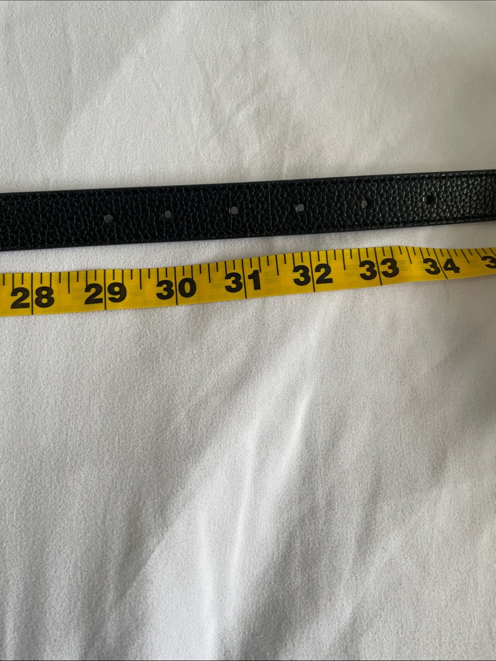 Lauren Ralph Lauren Women’s Pebbled Logo-Tipped Pebbled Leather Belt - Picture 17 of 17